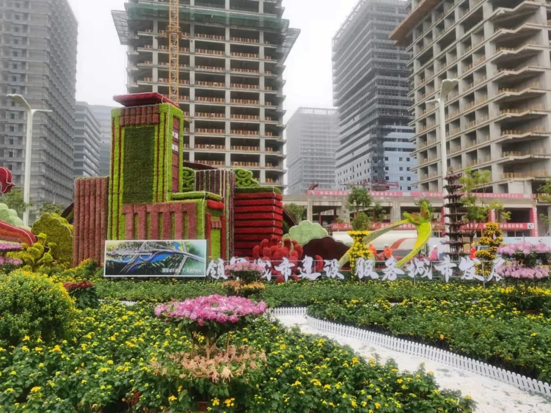 “领军城市建设，服务城市发展”资阳城投集团参展资阳市第三十三届菊花展